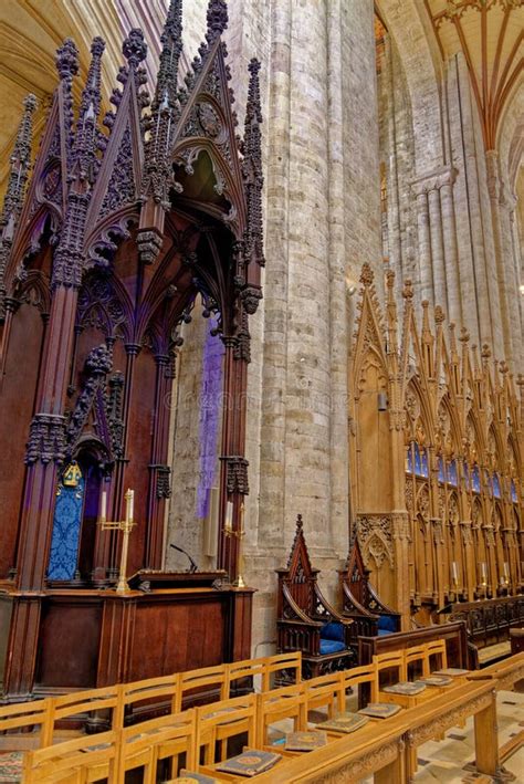 Interior of Winchester Cathedral Editorial Stock Image - Image of church, europe: 154717959