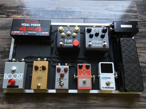 Guitar Pedalboard | Pedalboard, Guitar rig, Guitar pedals