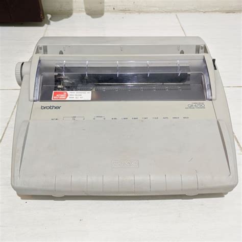 MESIN Brother MODEL GX-6750. Electric Typewriter | Shopee Malaysia