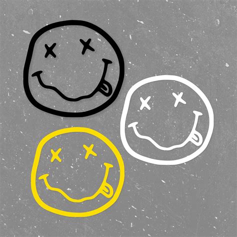 Nirvana Smiley Face Logo Vinyl Decal / Sticker free - Etsy