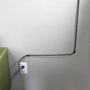 Wall Mounting, Metal Cable Clip for Fabric Cables, Lamp Wire ...