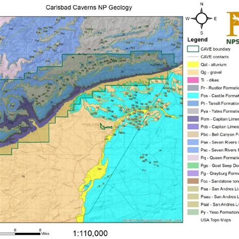 Area map of Chickasaw National Recreation Area (4,002 ha) located in... | Download Scientific ...