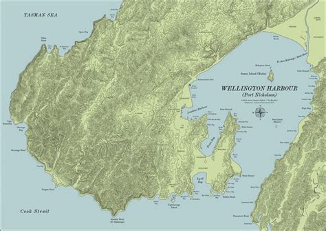 Wellington Harbour Map | The Map Kiwi