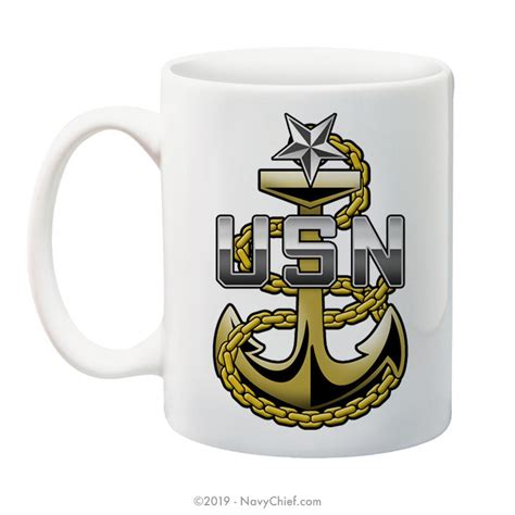 "Navy Senior Chief Fouled Anchor" - 15 oz Coffee Mug – NavyChief.com