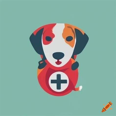 Vector logo design for a pet hospital