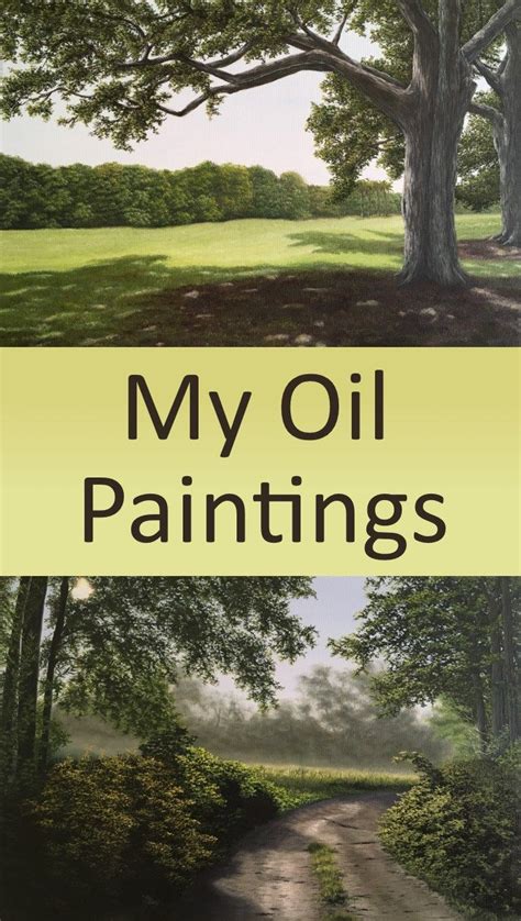 Realistic Oil Paintings and Tutorials | Oil painting landscape ...