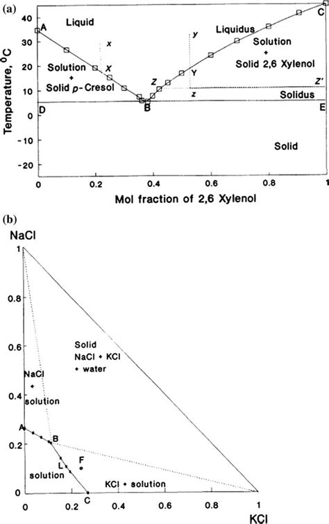 Solubility phase diagram of a binary system, Xylenol and water and b ...