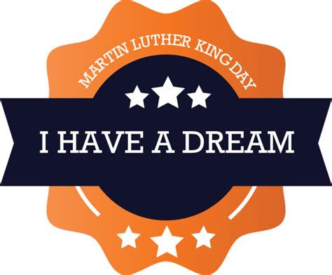 Martin Luther King Jr. Day Logo Emblem Label for MLK Day for Martin ...