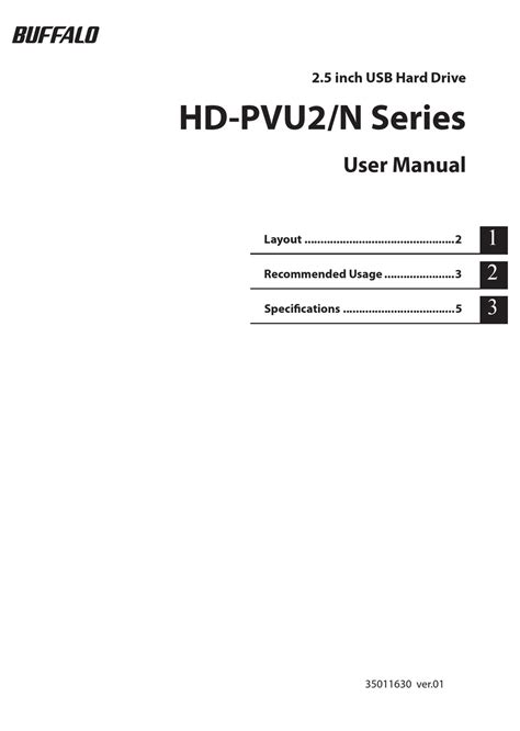 BUFFALO HD-PVU2/N SERIES USER MANUAL Pdf Download | ManualsLib