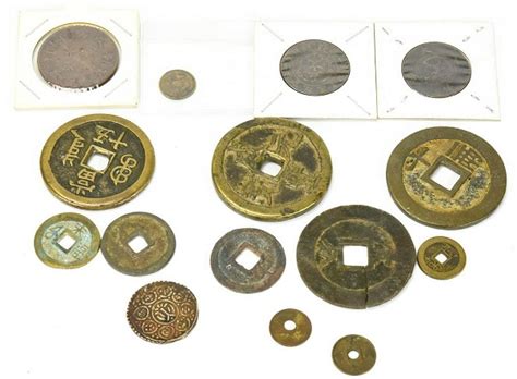 Collection Of Antique Chinese Coins