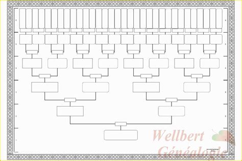 15 Generation Family Tree Template