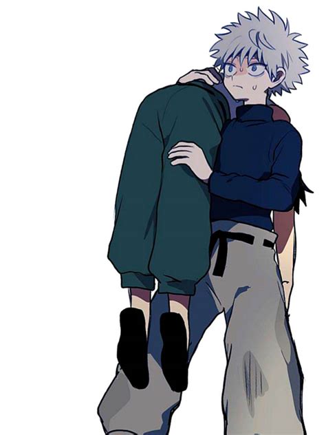 Boy ots carry 5 killua carrying gon by Otscarry3 on DeviantArt