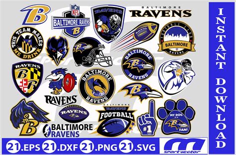 Baltimore Ravens Logo Clipart - Gravectory