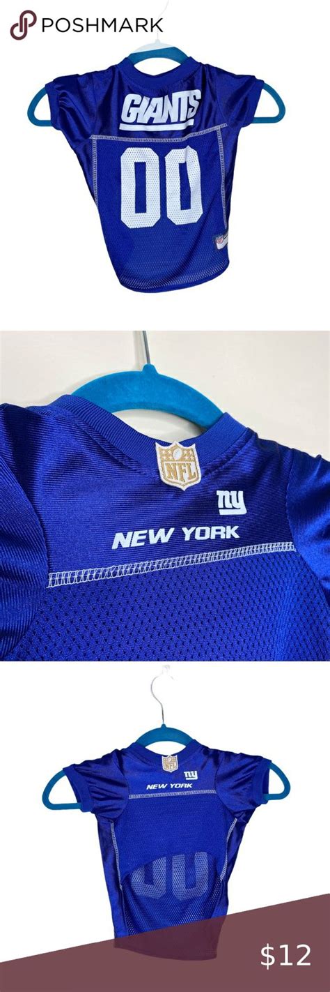 NY Giants NFL Blue & White Dog Jersey Medium | Dog jersey, Ny giants, White dogs