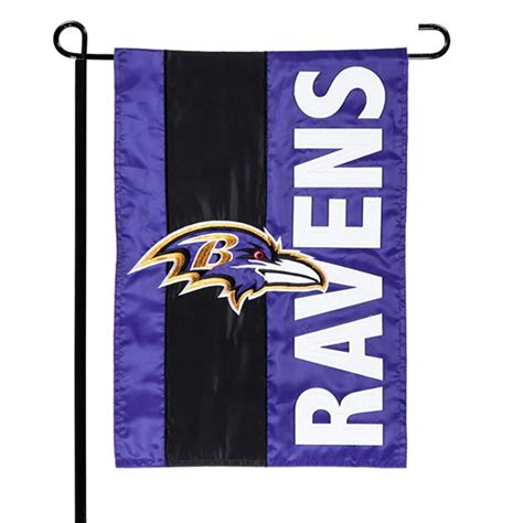 Baltimore Ravens 12.5" x 18" Embellish Garden Flag