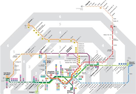 Barcelona metro map zones - Metro map of barcelona with zones ...