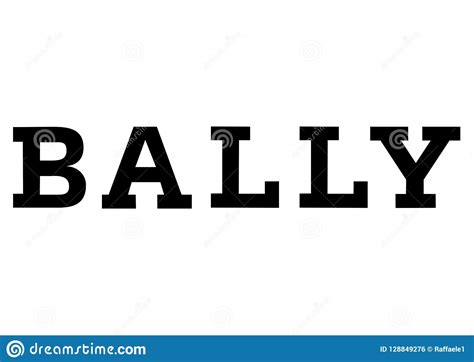 Bally Logo editorial photo. Illustration of bally, available - 128849276