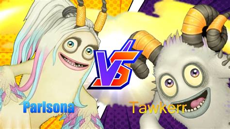 Tawkerr vs Parlsona All Islands My Singing Monsters NEW Rare Wubbox Animations Comparison - YouTube