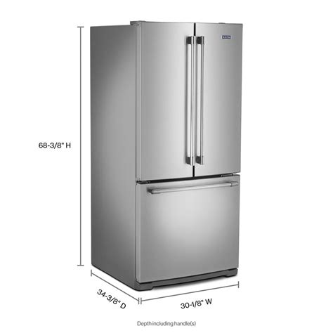 30-Inch Wide French Door Refrigerator With Exterior Water Dispenser- 20 ...