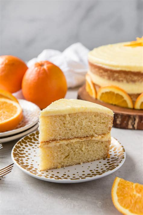 Fresh Orange Layer Cake - Recipe Girl