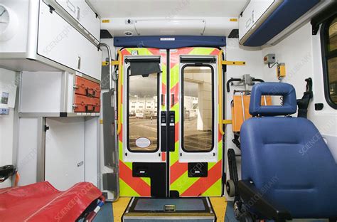 Ambulance interior - Stock Image - M525/0250 - Science Photo Library