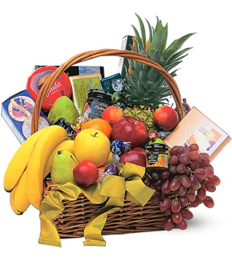 Gourmet Fruit Basket - Fortino's Flowers and Gifts