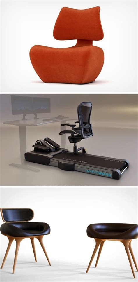 Ergonomic chair designs that support your back, and ensure you maintain ...