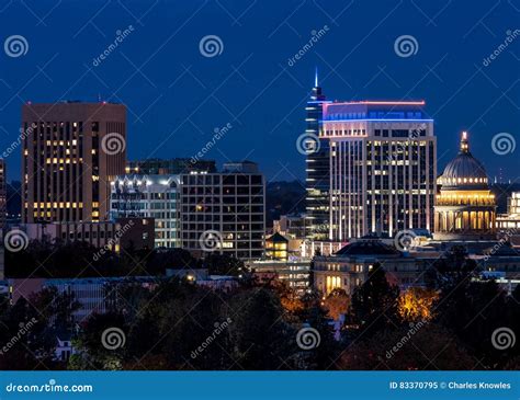 Close Up of the Boise Idaho Skyline Stock Image - Image of idaho, boise ...