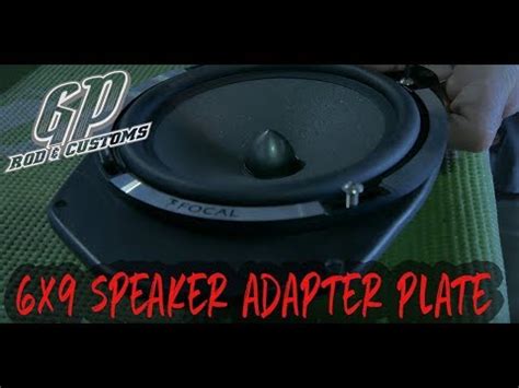 Custom Speaker Adapter Plate 6x9 | Teach It Tuesday - YouTube