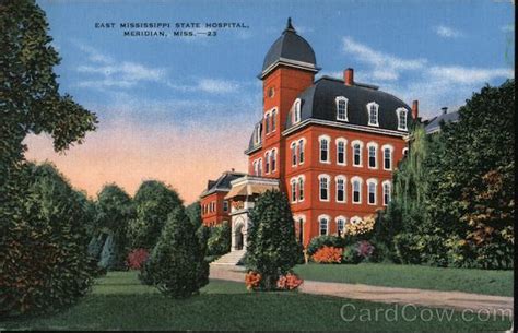 East Mississippi State Hospital Meridian, MS Postcard