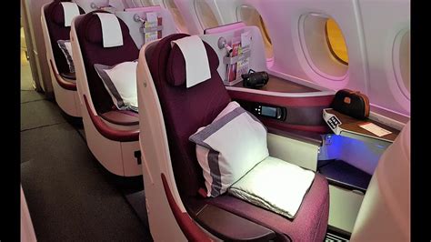Qatar Airways A380 Business Class - YouTube
