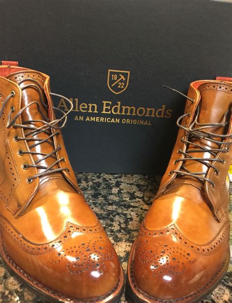 Allen Edmonds Dalton | Mens leather boots, Leather boot shoes, Dress shoes men