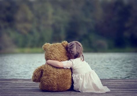 kids, Children, Childhood, Teddy, Bear, Friendship, Friends, Lakes, Hug ...