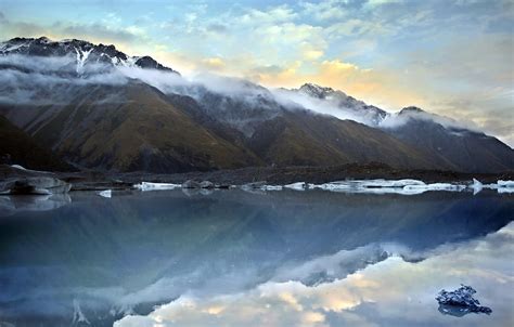 Wallpaper mountains, icebergs, tasman lake images for desktop, section ...