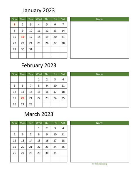 free download printable calendar 2023 in one page clean design ...