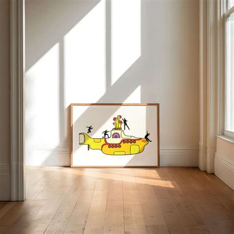 Yellow Submarine - Wall Art - Retro ️ish