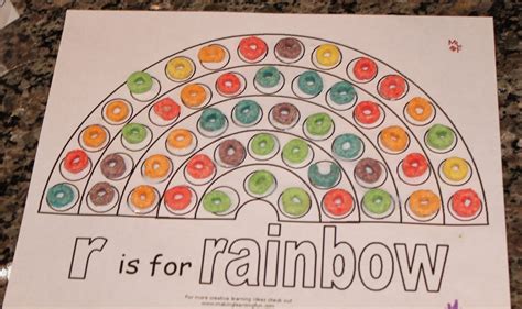 Rainbow Fruit Loop Printable