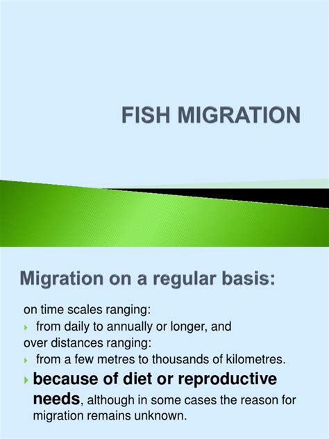 5 Fish migration | PDF | Oceanography | Fish