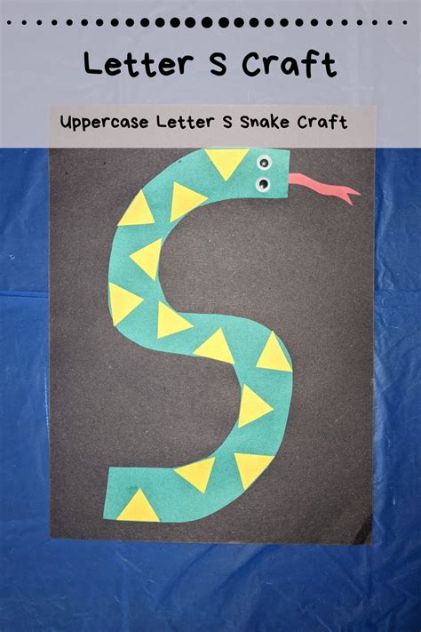 Uppercase Letter S Craft for Preschool - Home With Hollie