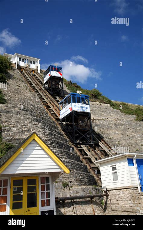 Bournemouth - The lift to the beach at Westcliff Stock Photo - Alamy