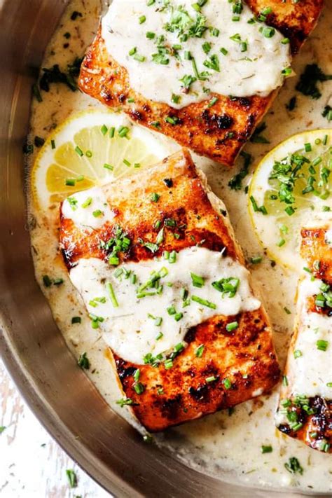 Mahi Mahi in Lemon Garlic Cream Sauce (easy, 30 MINUTE MEAL!)