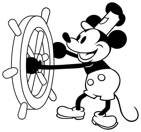 1928 Mickey Mouse - Openclipart