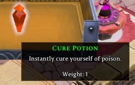 Cure Potion - Official Legends of Aria Wiki