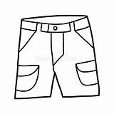 Shorts Coloring Pages sketch template
