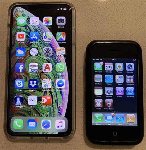 My iphone 1 and XS Max : r/iphone