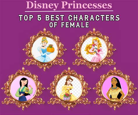 my top 5 Best Disney Princesses by LagovulpesTheGentle on DeviantArt