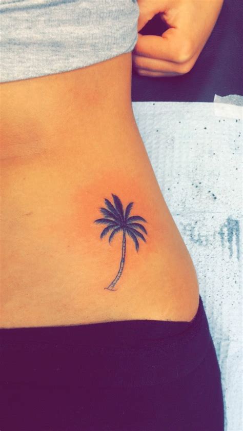 simple palm tree tattoo | Palm tattoos, Tattoos, Hip tattoo