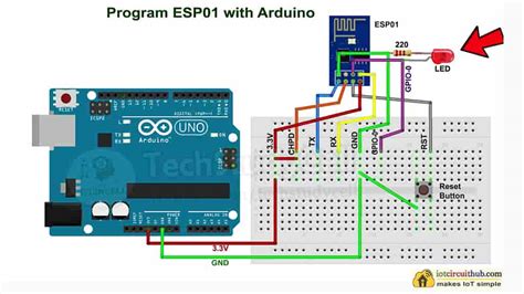 ESP8266 programming with Arduino UNO - IotCircuitHub