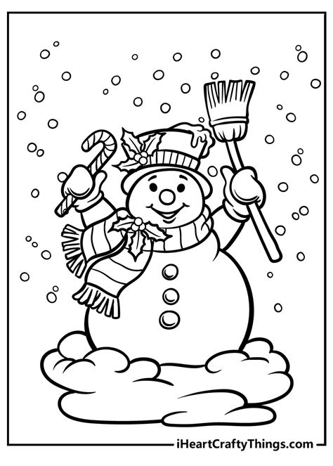 Snowman coloring pages – Artofit