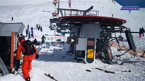 Georgian Ski-Lift Accident Video - SkiTheWorld.com